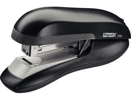 [155859] Grapadora rapid f30 plastico abs color negro capacidad 30 hojas usa grapas 24/6 y 26/6