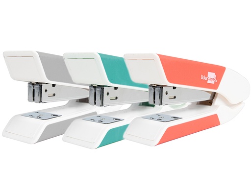 [52315] Grapadora liderpapel con regal o extraegrapas y caja de 1000 grapas 26/6,24/6, 22/6 20h colores surtidos