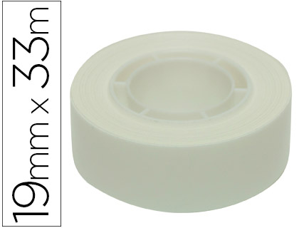 [59376] Cinta adhesiva apli 33 mt x 19 mm color blanco