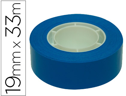 [59372] Cinta adhesiva apli 33 mt x 19 mm color azul