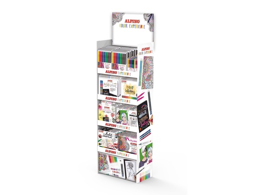 [171278] Expositor alpino floorstand color experience 2024 vacio 272x514x1686 mm