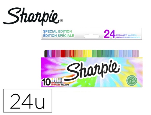 [167524] Rotulador sharpie fine blister de 24 unidades colores surtidos