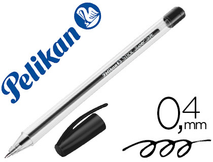 [152143] Boligrafo pelikan stick super soft negro