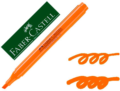 [151873] Rotulador faber fluorescente textliner 38 naranja