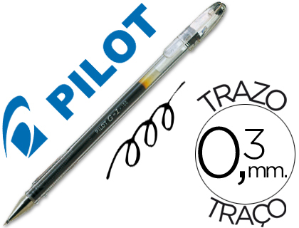 [96536] Boligrafo pilot g-1 negro tinta gel
