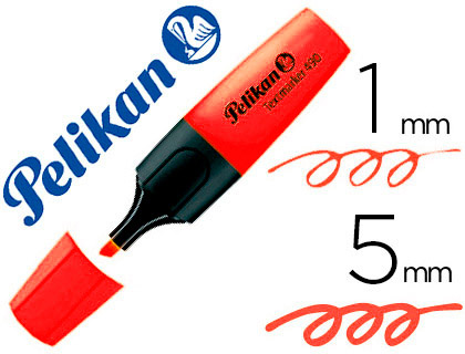 [90328] Rotulador pelikan fluorescente textmarker 490 rojo