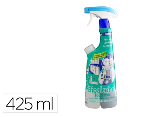 [171056] Limpiador multiusos concentralia pro bioalcohol uso cocinas y sanitarios botella de 425 ml