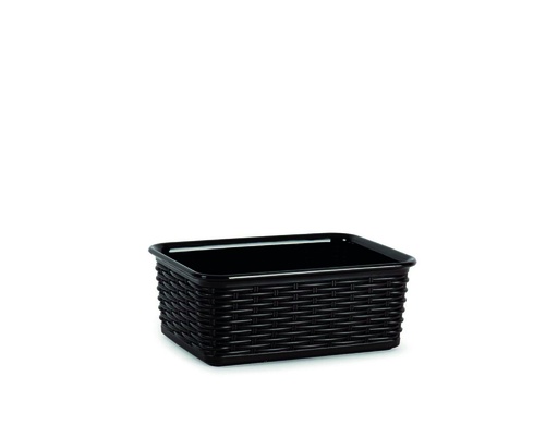 [170907] Bandeja plastico plasticforte nº 4 mimbre colores surtidos 120x165x65 mm