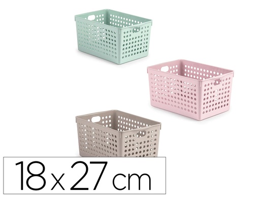 [167538] Cesta ordenacion plastiforte atlas nº 2 180x270 mm colores surtidos