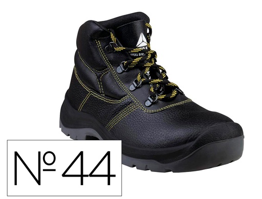 [166766] Botas deltaplus de seguridad piel crupon pigmentada suela pu bi-densidad color negro talla 44