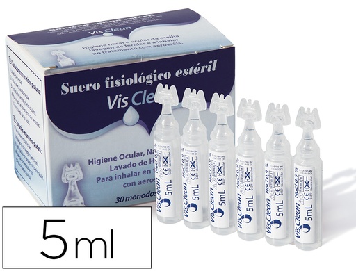 [160510] Suero fisiologico esteril sentidos monodosis 5 ml caja de 30 unidades