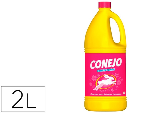 [159786] Lejia conejo frescor floral botella de 2 litros