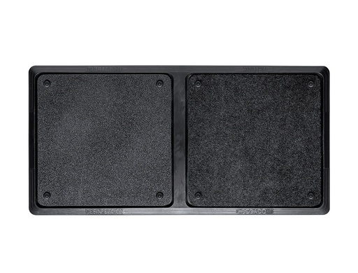 [159775] Alfombra desinfectante q-connect dos compartimentos desinfeccion / secado 80x40 cm