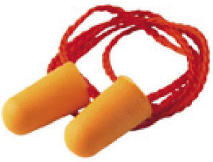 [76141] Protector auditivo 3m desechables con cordon caja de 100 pares