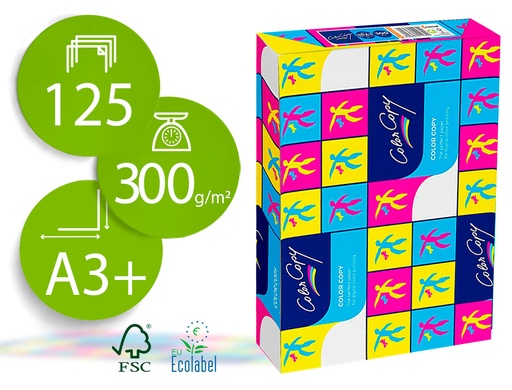[48768] Papel fotocopiadora color copy 320x450 mm sra3 300 gr paquete de 125 hojas