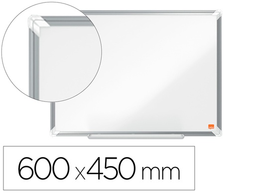 [163227] Pizarra blanca nobo premium plus acero lacado magnetica 600x450 mm