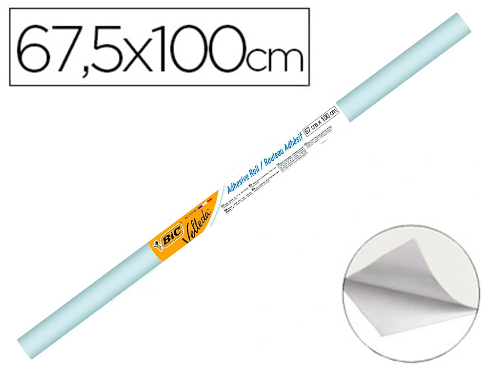 [42931] Pizarra blanca velleda adhesiva rollo 100x67,5 cm