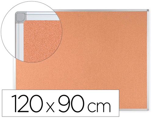 [26368] Pizarra corcho q-connect 120x90 cm marco aluminio