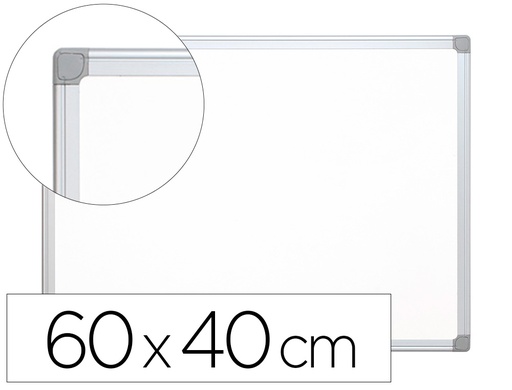 [26362] Pizarra blanca q-connect melamina marco de aluminio 60x45 cm