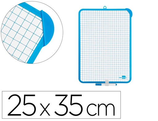 [15160] Pizarra blanca liderpapel 25x35 cm con rotulador y borrador
