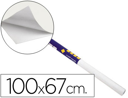 [7178] Pizarra blanca clipper adhesiva rollo 100x67,5 cm