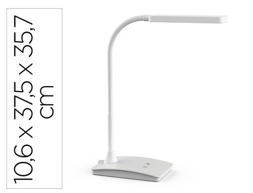[171832] Lampara de escritorio maul led pearly tres niveles intensidad color blanco 106x375x357 mm