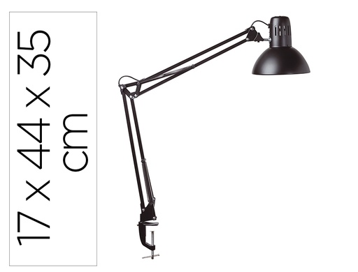 [171829] Lampara de escritorio maul study con pinza color negro 170x440x350 mm