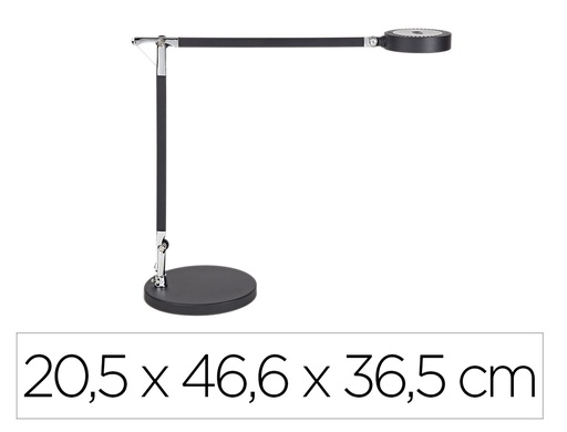 [171826] Lampara de escritorio maul led grace color vario color negro 205x466x365 mm