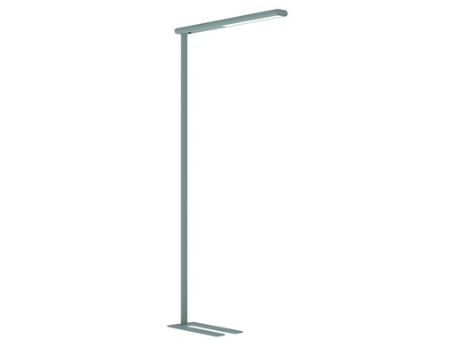 [170859] Lampara de pie rocada mauljet led 4 niveles intensidad color plata 950x1950 mm