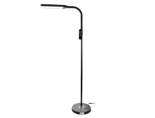 [163894] Lampara de suelo q-connect 15w con control remoto altura 146 cm color negro