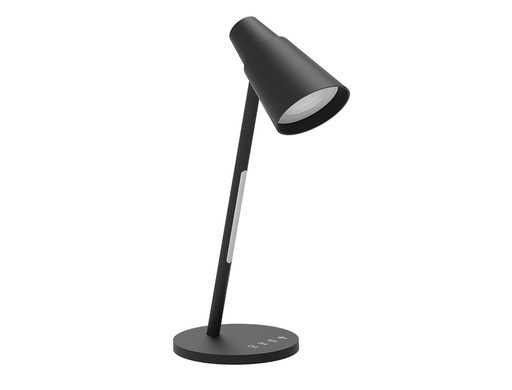 [163891] Lampara de oficina q-connect sobremesa abs tactil 6w 32 led 330lm color negro