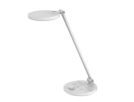 [163890] Lampara de oficina q-connect sobremesa profesional abs 80 leds 7 w con interruptor color blanco