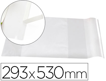 [77454] Forralibro liderpapel nº29 con solapa ajustable adhesivo 293 x 530 mm