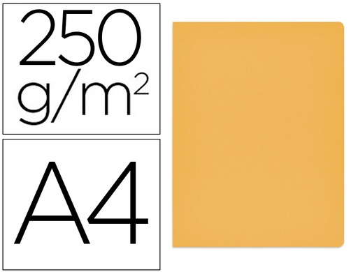[None] Subcarpeta cartulina gio simple intenso din a4 amarillo 250g/m2