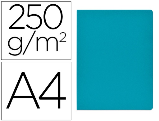 [None] Subcarpeta cartulina gio simple intenso din a4 azul 250g/m2