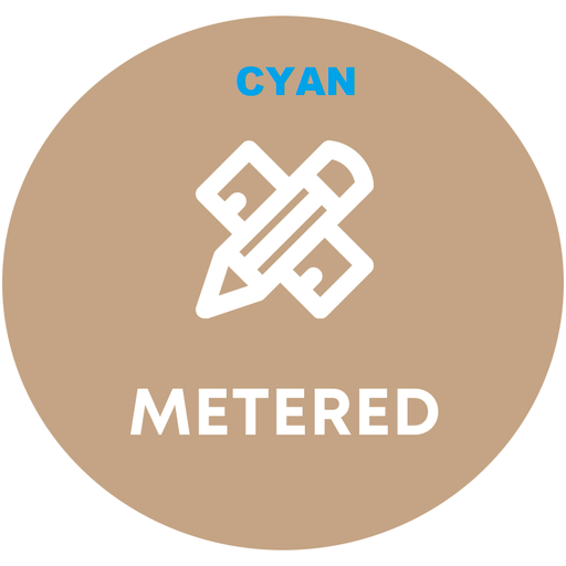 [18897][MTR006R01524] Cyan Compa Metered Color 550,560,570,C60,C70,7965-737K/34K