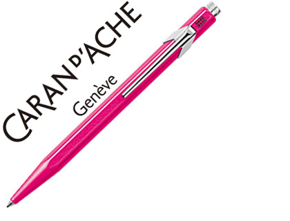 [76373] Boligrafo caran d'ache 849 fluo rosa punta media