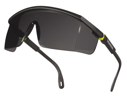 [75733] Gafas deltaplus de proteccion policarbonato monobloque ahumado color gris-amarilla uv400