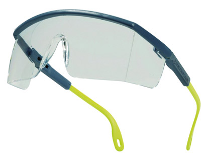 [75732] Gafas deltaplus de proteccion policarbonato monobloque incoloro color gris-amarilla uv400