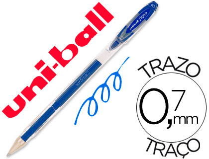 [75322] Boligrafo uni-ball roller um-120 signo 0,7 mm tinta gel color azul