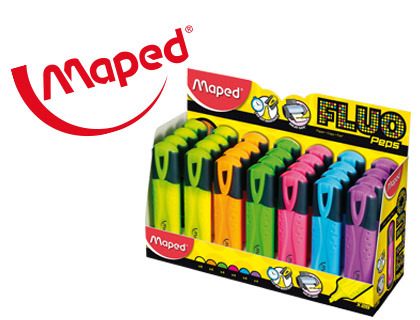 [74902] Rotulador maped fluo peps classic expositor de 28 unidades colores surtidos