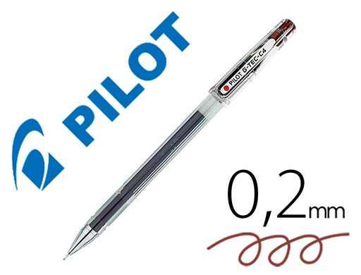[73933] Boligrafo pilot punta aguja g-tec-c4 sepia