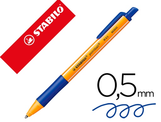 [72020] Boligrafo stabilo pointball 0,5 mm azul