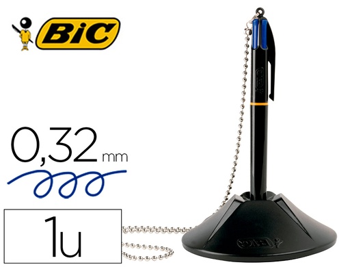 [71778] Boligrafo bic cuatro colores con peana