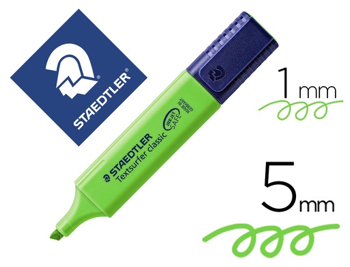 [64794] Rotulador staedtler textsurfer classic 364 fluorescente verde