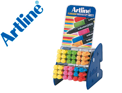 [58330] Rotuladores artline fluorescente ek-660 expositor de 36 unidades colores surtidos