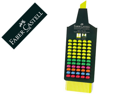 [54131] Rotulador faber fluorescente 48 expositor 60 unidades colores surtidos