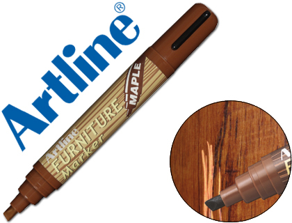 [52322] Rotulador artline marcador permanente ek-95 furniture maple-arce punta biselada 2,0-5,0 mm en blister brico