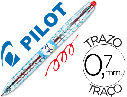 [46041] Boligrafo pilot gel b2p rojo