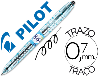 [46040] Boligrafo pilot gel b2p negro